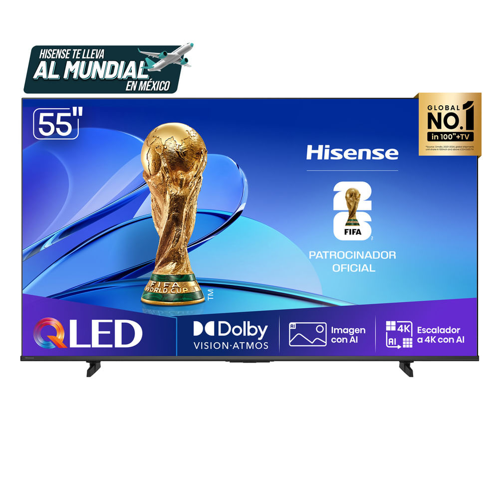 Televisor Hisense 55” QLED 4K Smart TV 55Q6QV