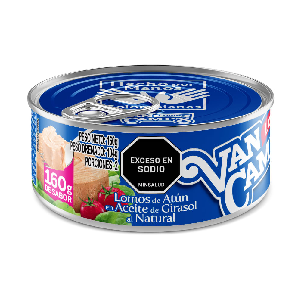 Atún Van Camps Lomitos Aceite x 160g
