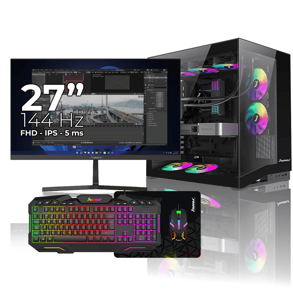 Computador de Escritorio Janus Intel Core I5 12400 Memoria RAM 16GB SSD 512GB M.2 Board H610M-A Pro Fuente Janus 400W