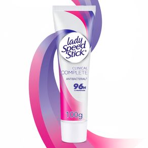 Desodorante Antitranspirante Lady Speed Stick Tubo Clinico 100grs