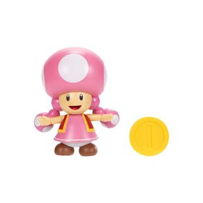 Figura Coleccionable Toadette 4" Serie 43 Mario Bros Oficial Nintendo