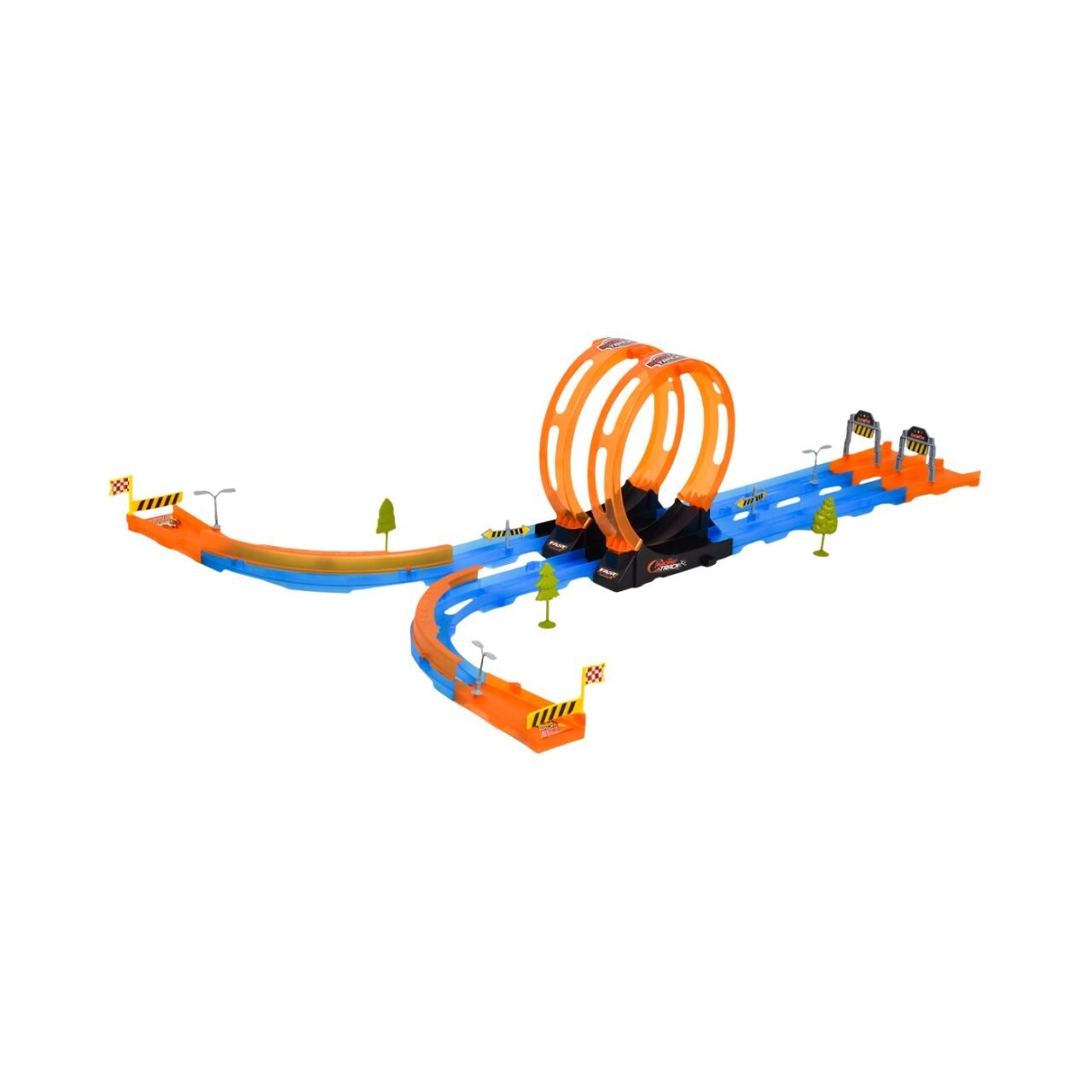 Pista Super Track Doble Giro con 2 Carros Max Racer