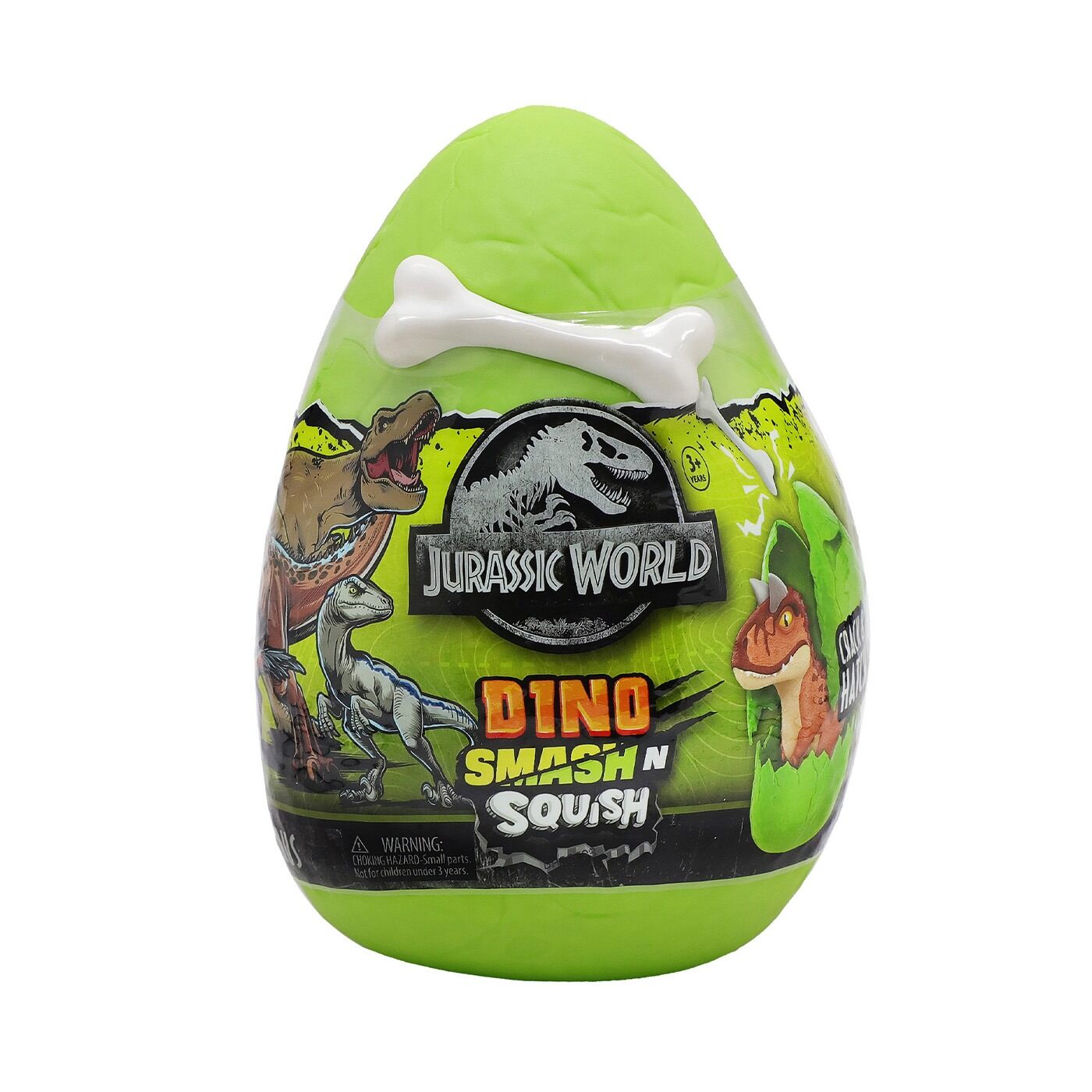 Huevo Sorpresa Dinosaurio Squishy  Jurassic World 11cm - Verde