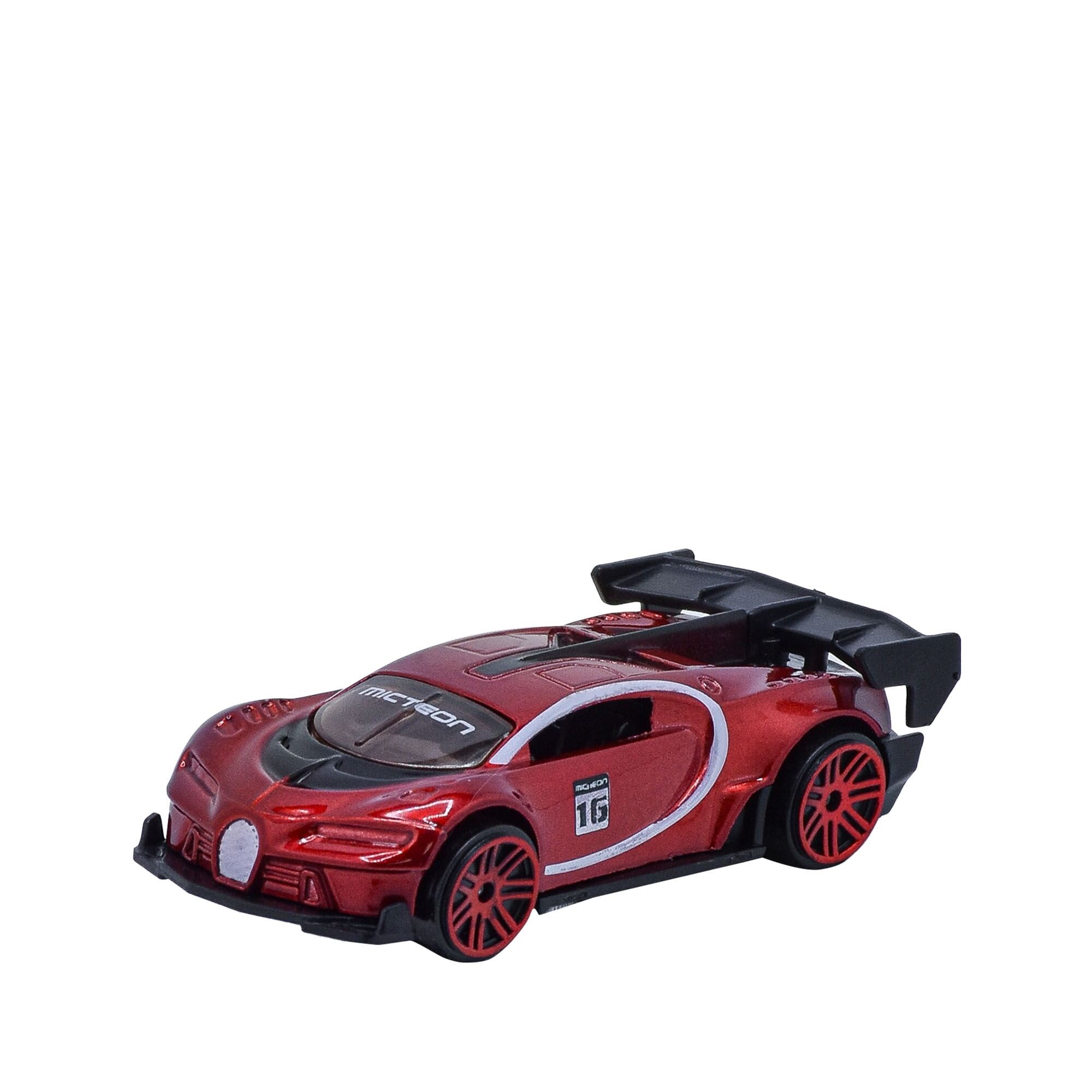 Carro Coleccionable Die Cast Diseño Rojo Furia Fast Road