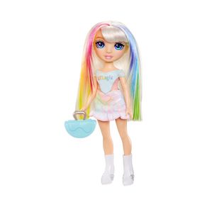 Muñeca Rainbow High Amaya Fashion con Outfit Pastel, Bolso y Botas
