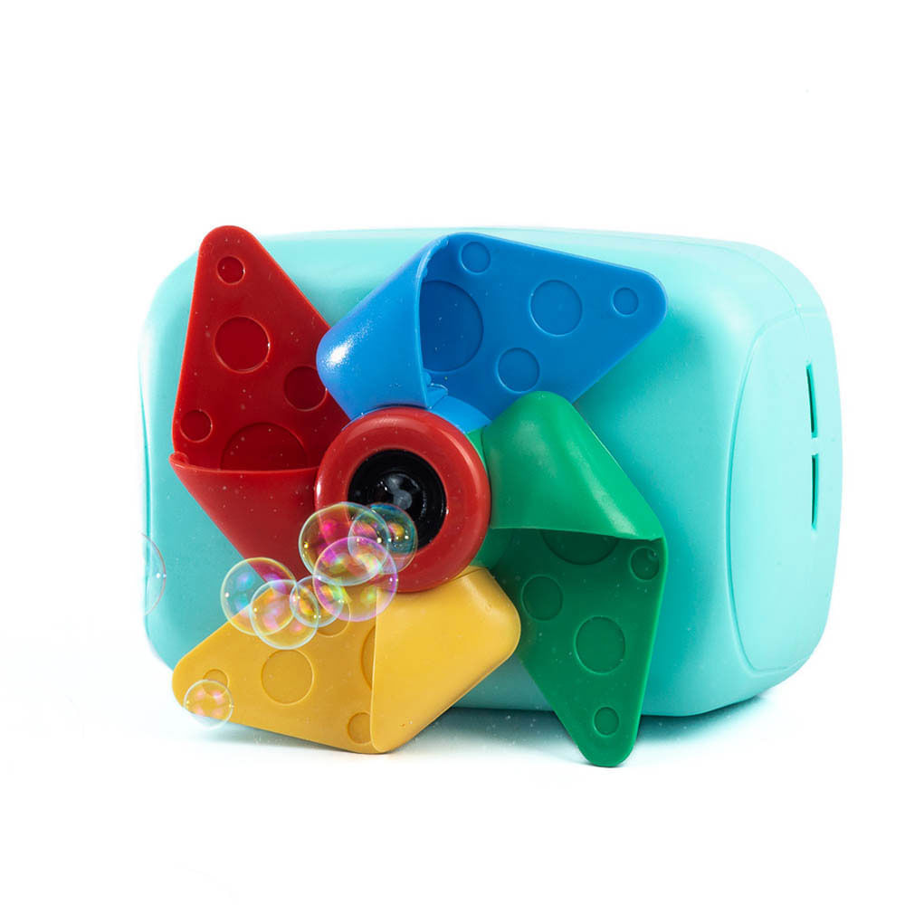 Cámara de Burbujas de Juguete con Sonido Diseño de Aspas