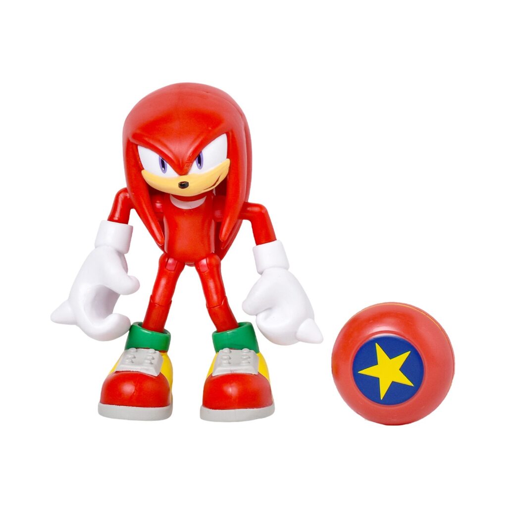 Figura articulada Knuckles 4" Colección Sonic