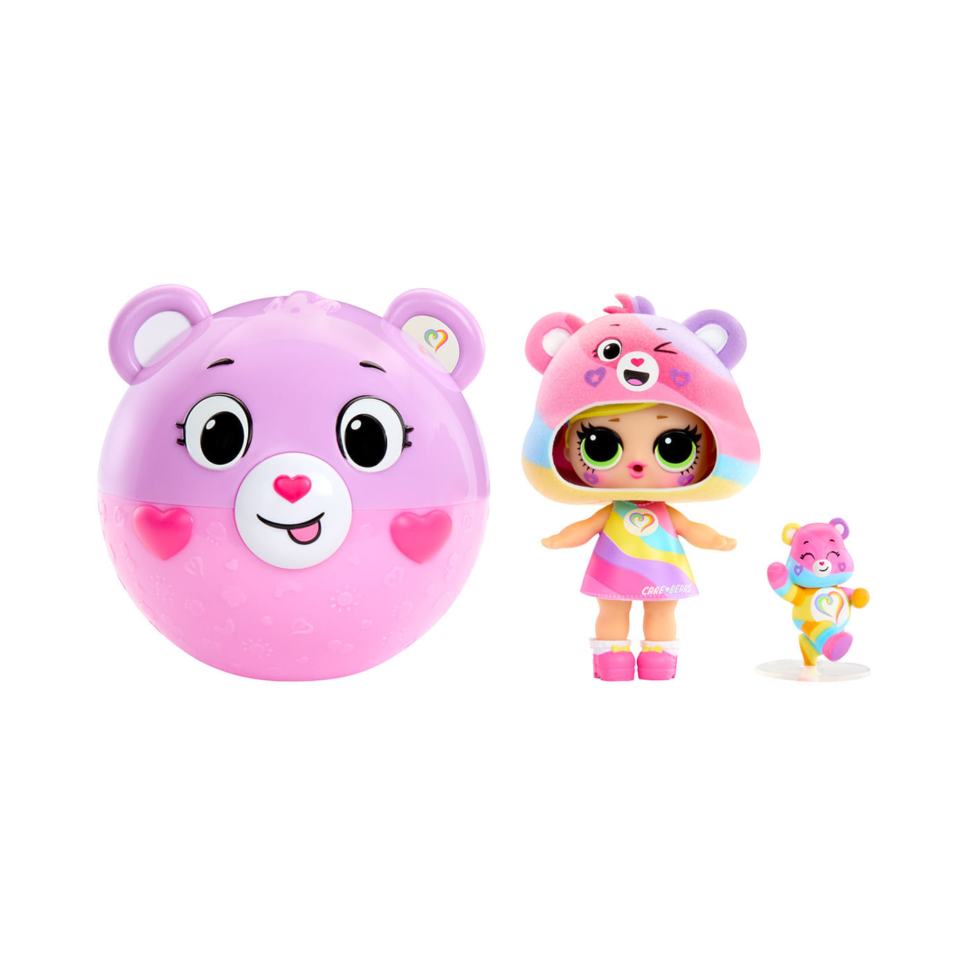 LOL Surprise Muñeca Care Bears con Mini Figura