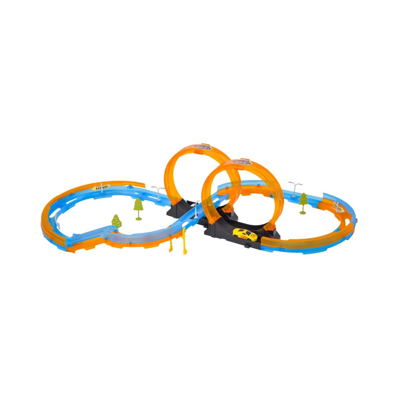 Pista Super Track Doble Giro con 1 Carro Max Racer