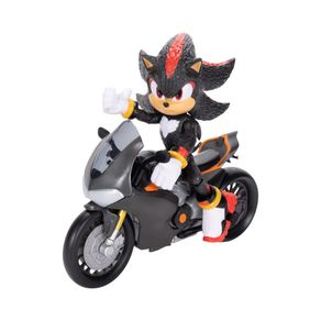 Figura articulada Shadow en su moto Colección Sonic