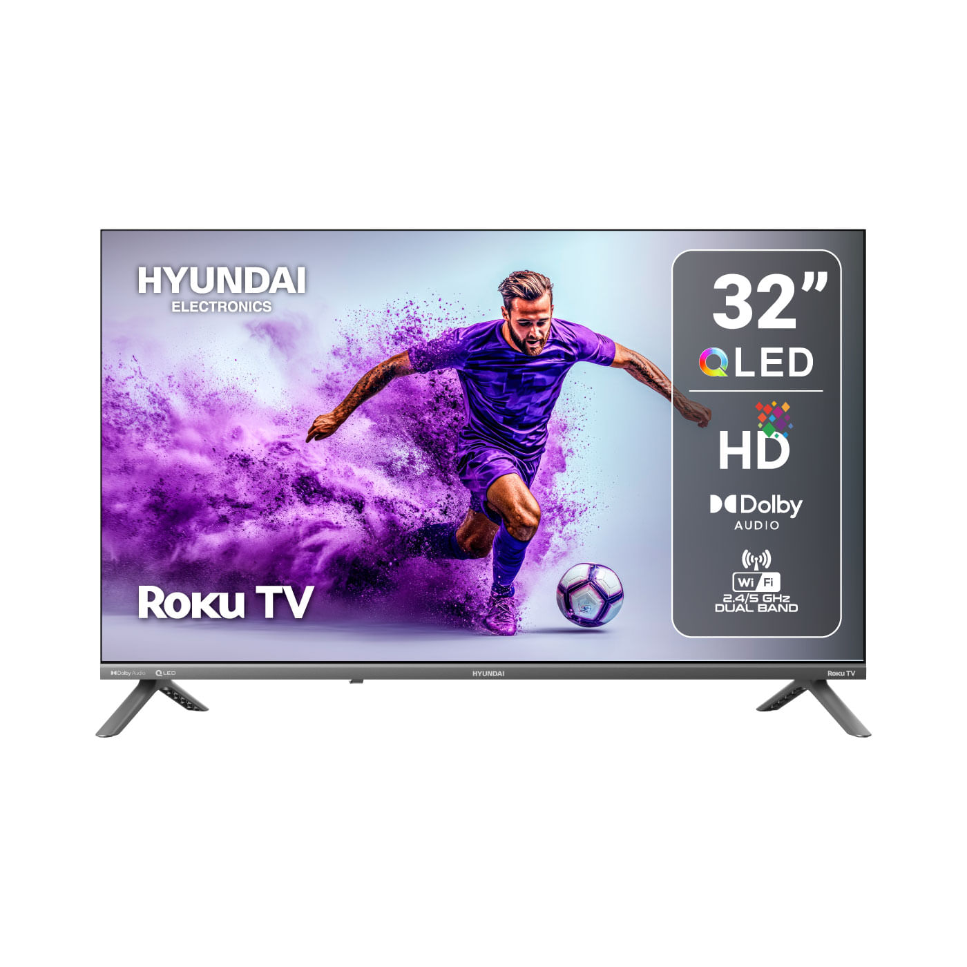 Televisor Qled Smart Roku FHD 32" HYLED3258QR