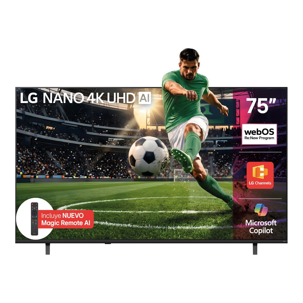 Smart TV 4K Ultra HD Nano 75" Pulgadas LG 75NU855BPSA Smart TV 4K Ultra HD 75" LG 75NU855BPSA