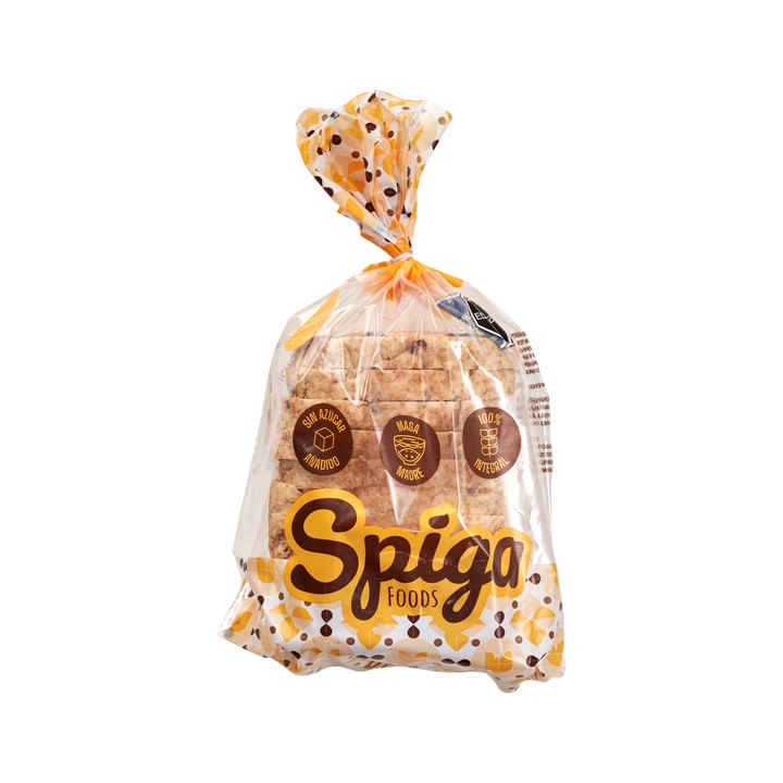 Pan Spiga Foods integral masa madre arandano tajado x350g