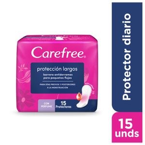 Protectores Carefree Protección Largos 15 Und