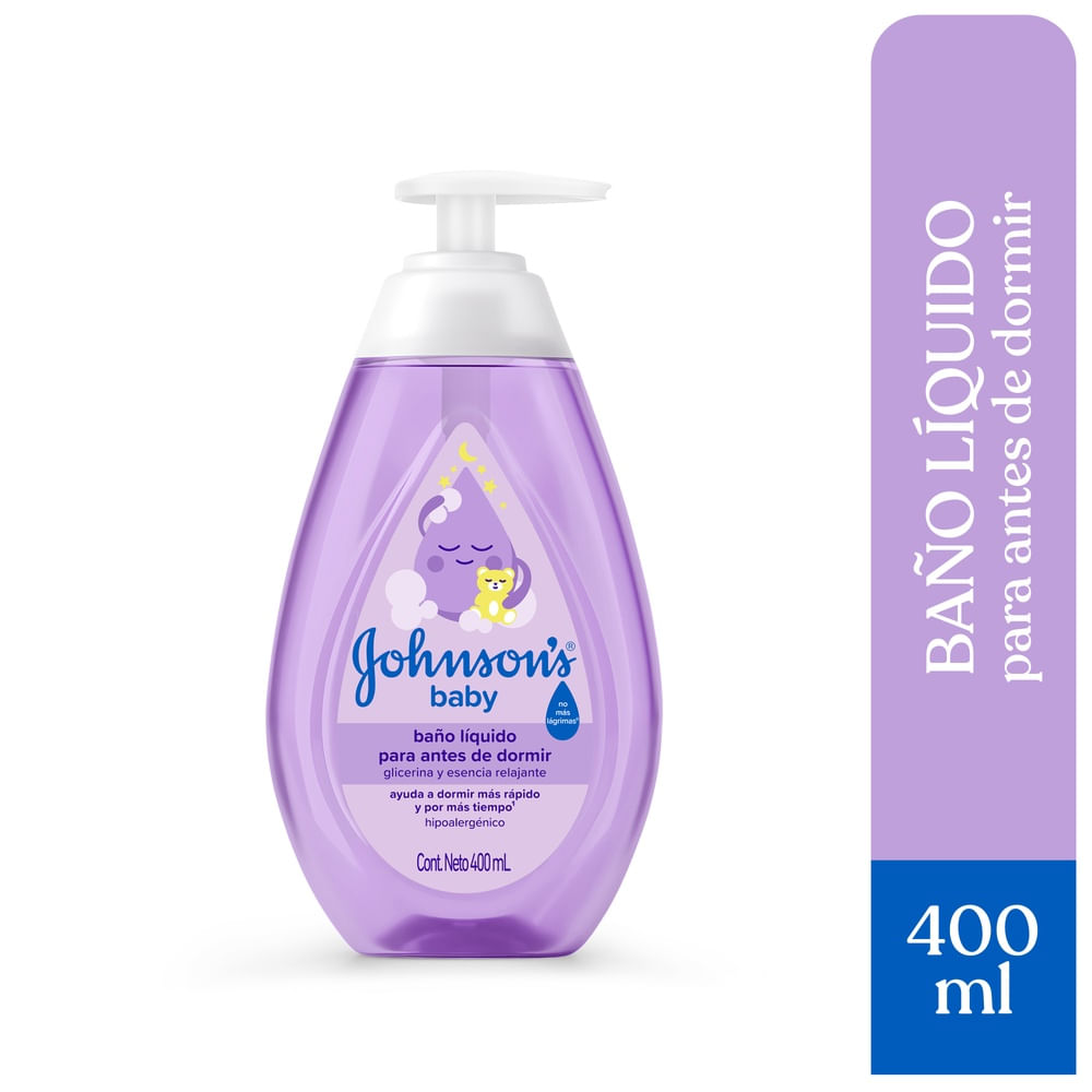Baño Líquido Bebé Johnson'S Para Antes De Dormir 400ml