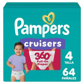 Pañales Pampers pants cruisers 360 talla 4 x64und