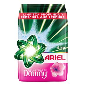 Detergente en Polvo Ariel Toque de Downy de 4kg Jabon para Ropa