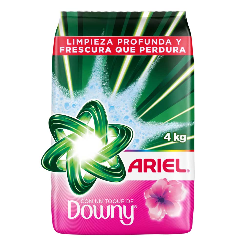 Detergente en Polvo Ariel Toque de Downy 4kg
