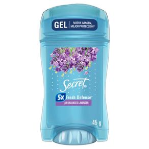Desodorante Antitranspirante Mujer Secret en Gel Ph Balanced Lavender 45 grs