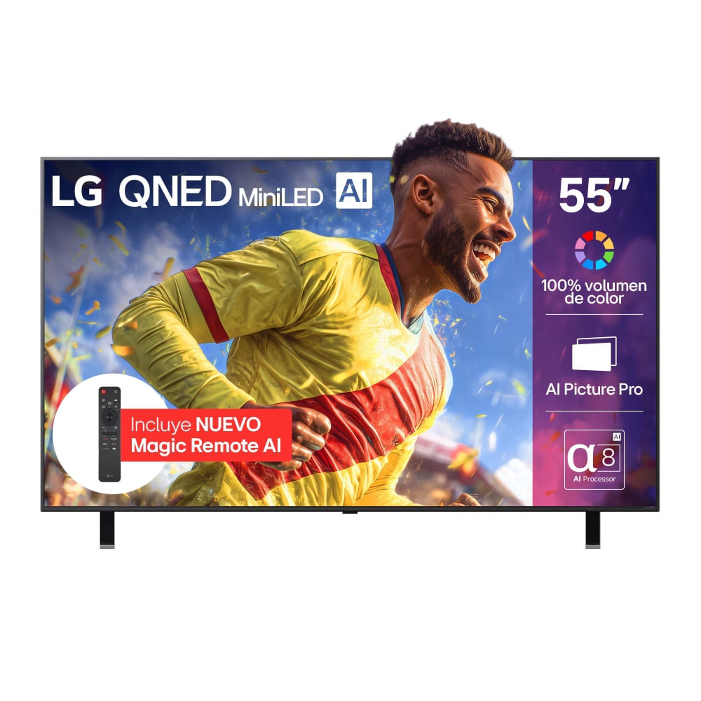 Smart TV QNED UHD 4K 55" LG 55QNED85ASG.AWC