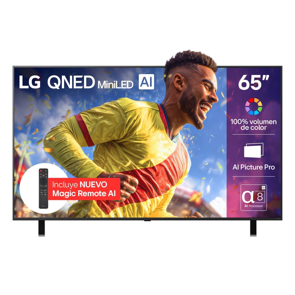 Smart TV QNED  UHD 4K 65" LG 65QNED85ASG.AWC