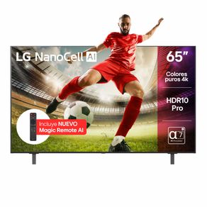 Smart TV Nanocell UHD 4K 65" LG 65NANO80ASA