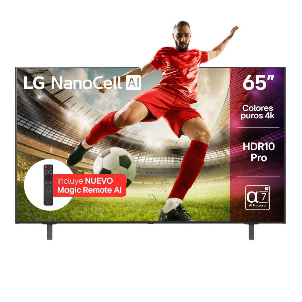 Smart TV Nanocell UHD 4K 65" LG 65NANO80ASA