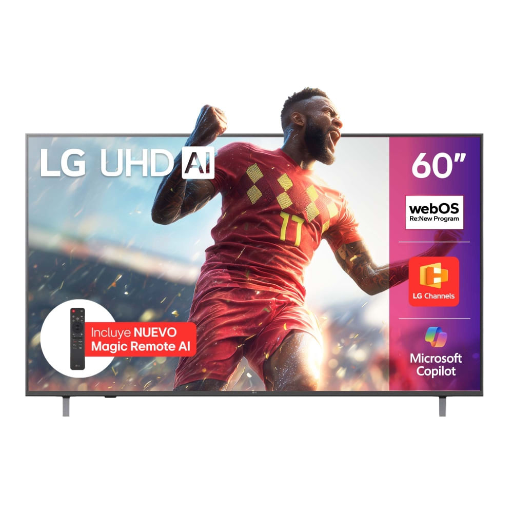 Smart TV UHD 4K 60" LG 60UA8050PSA.AWC  Incluye control Magic
