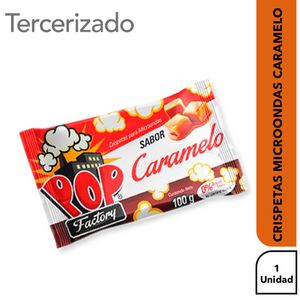 Crispetas Popfactory Microondas Caramelo 100g
