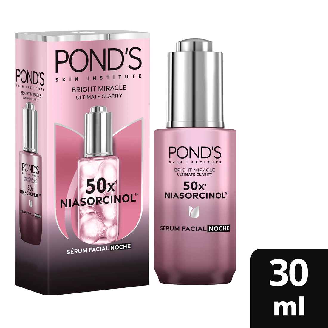 Serum Ponds Bright Miracle Noche Niasorcinol 30ml