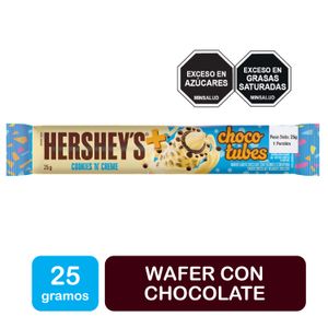 Chocolate Hersheys Cookies Creme Chocotubes 25g