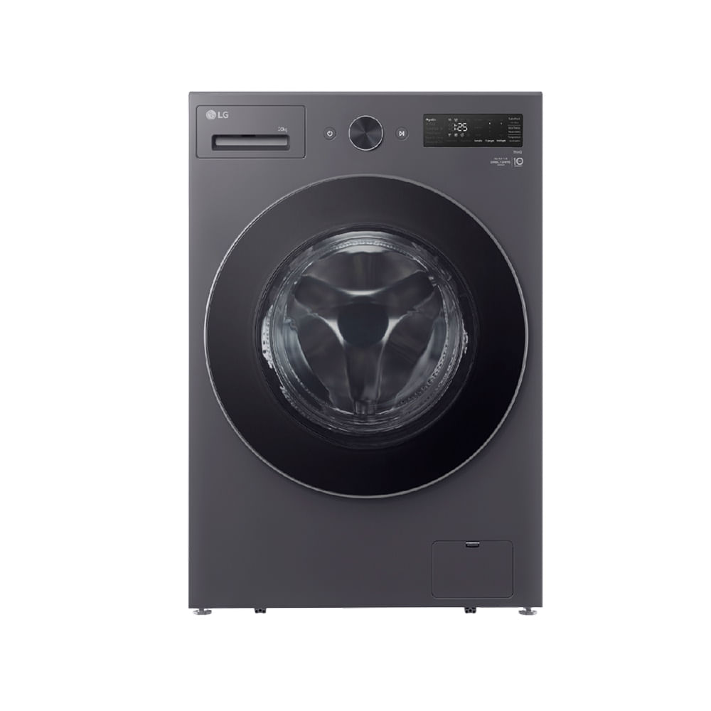 Lavadora Carga Frontal 20kg Lavado Inteligencia Artificial Gris WO20EGNTS6P