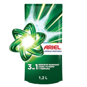 Detergente Líquido Ariel Doble Poder Concentrado de 1.2L