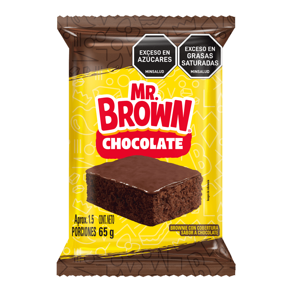 Brownie Chocolate 1p 65g FLOW BIM