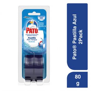 Pato Limpiador Baños Tanque Pastilla Marina x2 un 80 grs