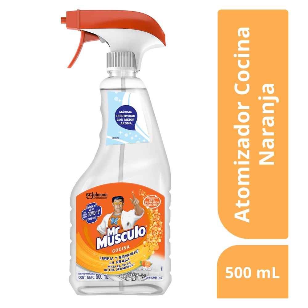 Limpiador liquido naranja Mr Musculo x500ml
