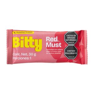 Bitty Chocolatina Red Must 30gr