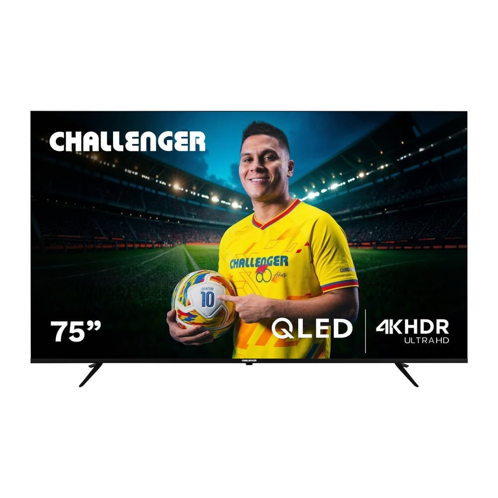Televisor Challenger 75" QLED Google TV 75KG290