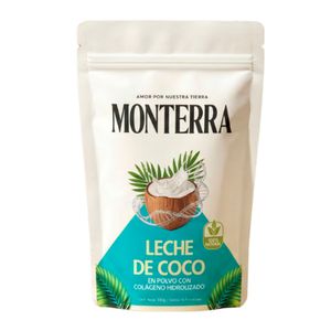 Leche Monterra Coco Polvo Colageno x200g