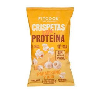 Crispetas Fitcook Proteina Parmesano Ajo x50g