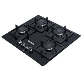 Estufa Challenger de Empotrar 4 Puestos Gas Natural Sq 6762 Ae Negro
