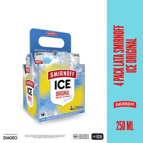 Vodka Smirnoff Ice original x4und x250ml c-u