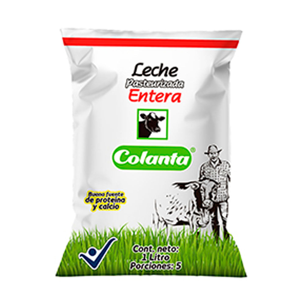 Leche Entera Colanta Pasteurizada x1lt