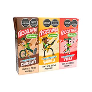 Leche saborizada Frescolanta surtido x3und x200ml c-u