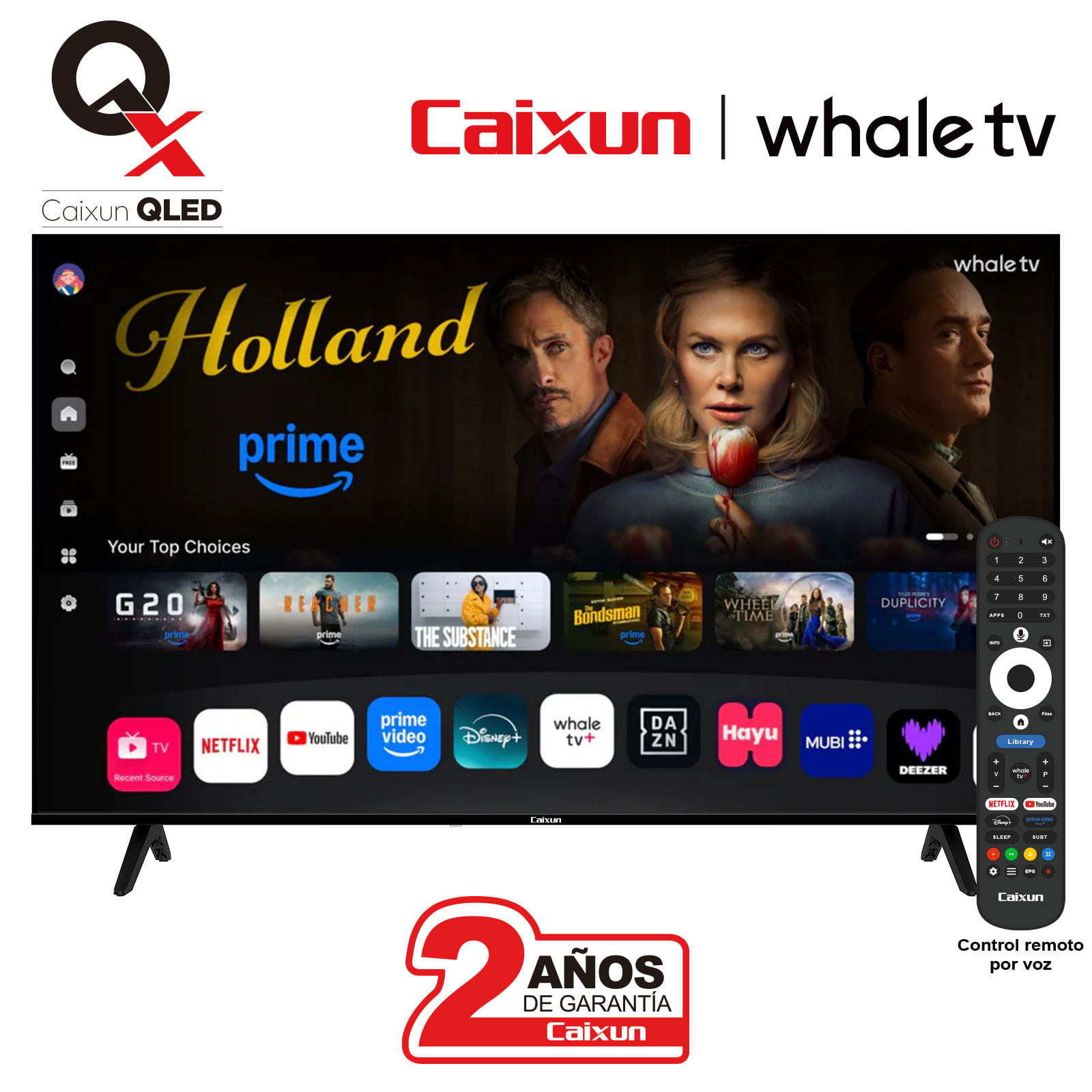 Televisor Caixun 55" Smart TV Qled 4K C55KAUZQ