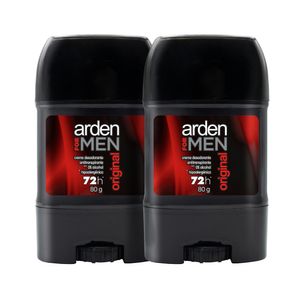 Desodorante Arden For Men Original 72 Hrs Crema Barra X 80 Gr X2