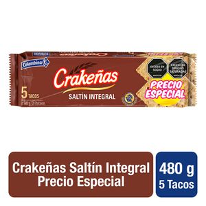 Galletas Crakeñas Saltín Integral Precio Especial 480 g