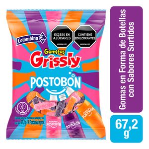 Gomas Grissly Postobon 67.2g