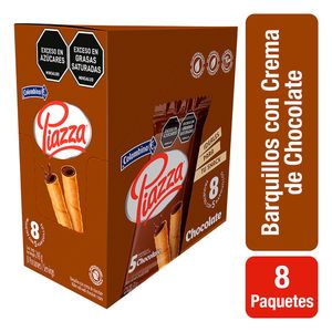 Barquillo Piazza Chocolate 8Und 248b