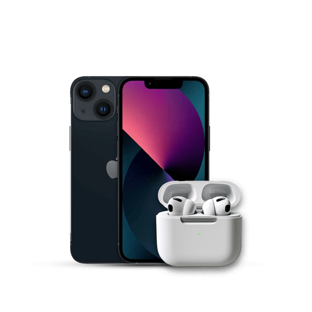 Celular Reacondicionado iPhone 13 Medianoche 128GB + AirPods Pro 2 Genericos